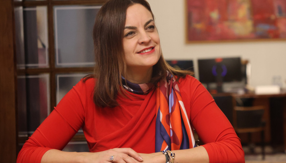 La presidenta de la Diputación de Lugo, Carmela López.