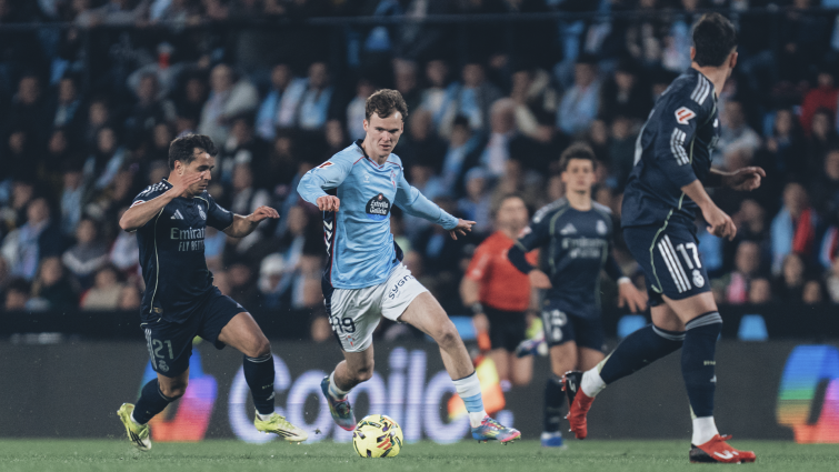 El Celta se queda sin victoria por un rebote en el 94' que da el triunfo al Real Madrid