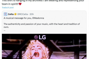 Madonna responde al Celta, a 7 de marzo de 2026.