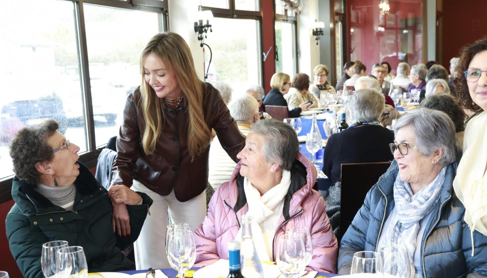 La conselleira de Política Social e Igualdade, Fabiola García, en Ortigueira, a 8 de marzo de 2026.