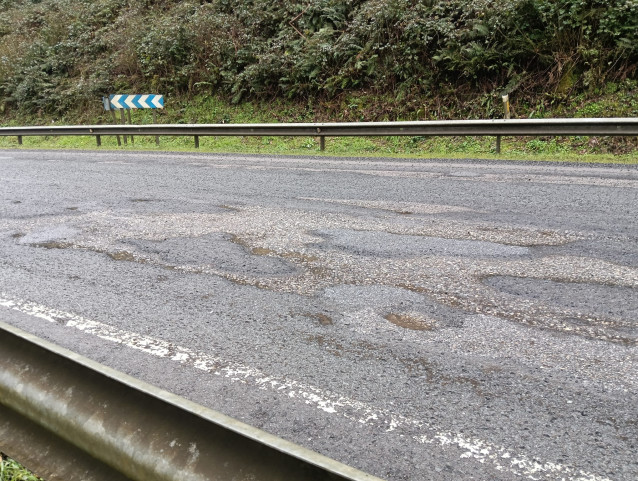 N-640 a su paso por A Pastoriza