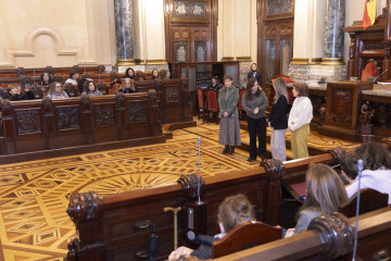 Sesión constitutiva del Consello Local de Igualdade de A Coruña, presidida por la alcaldesa, Inés Rey