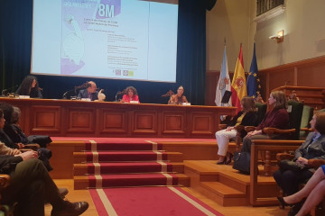 Acto de la USC con motivo del 8M