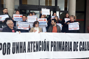 Protesta de CIG en defensa de Atención Primaria en una foto de archivo
