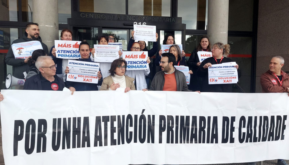 Protesta de CIG en defensa de Atención Primaria en una foto de archivo