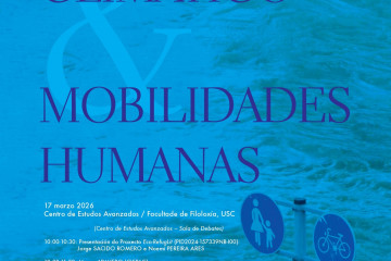 Cartel de la jornada anunciada sobre migración forzada por factores ambientales