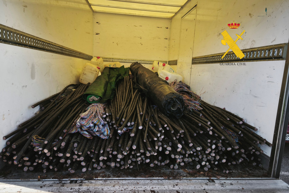 Operativo contra la sustracción de cobre.