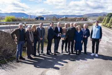 Rueda en su visita al Bierzo.