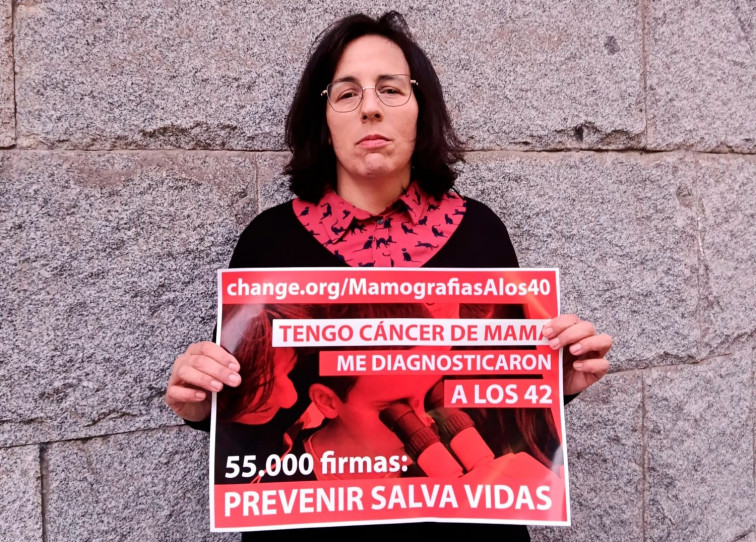 Gallega con cáncer metastásico logra 55.000 firmas para mamografías a los 40