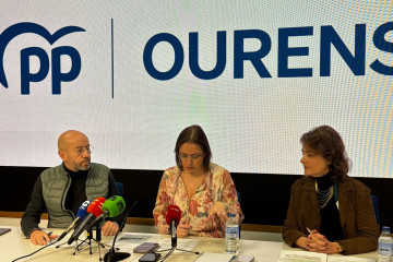 El Grupo Municipal del PP de Ourense ofrece una rueda de prensa en la sede provincial para tratar asuntos de actualidad