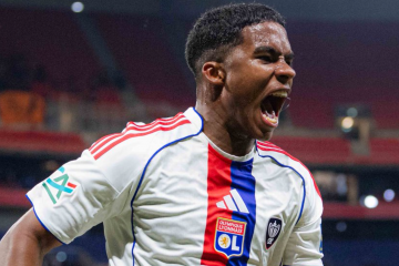 El joven delantero brasileño cedido por el Real Madrid Endrik es la principal referencia del Lyon en ataque