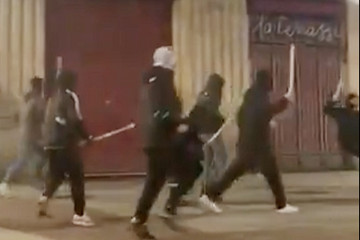 Ultras del Celta atacan a los del Lyon en Vigo