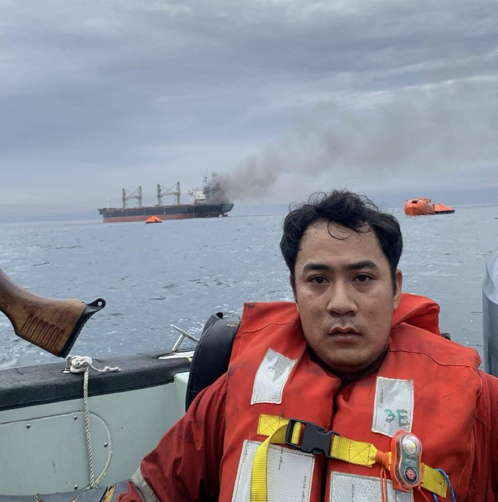 Marinero rescatado tras un ataque en el estrecho de Ormuz