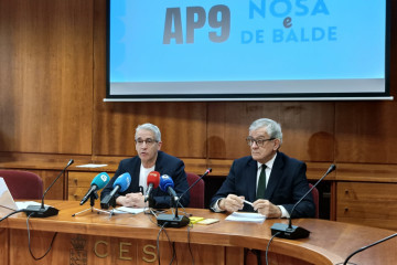 Presentación de la iniciativa por el presidente de Ucgal, Miguel López