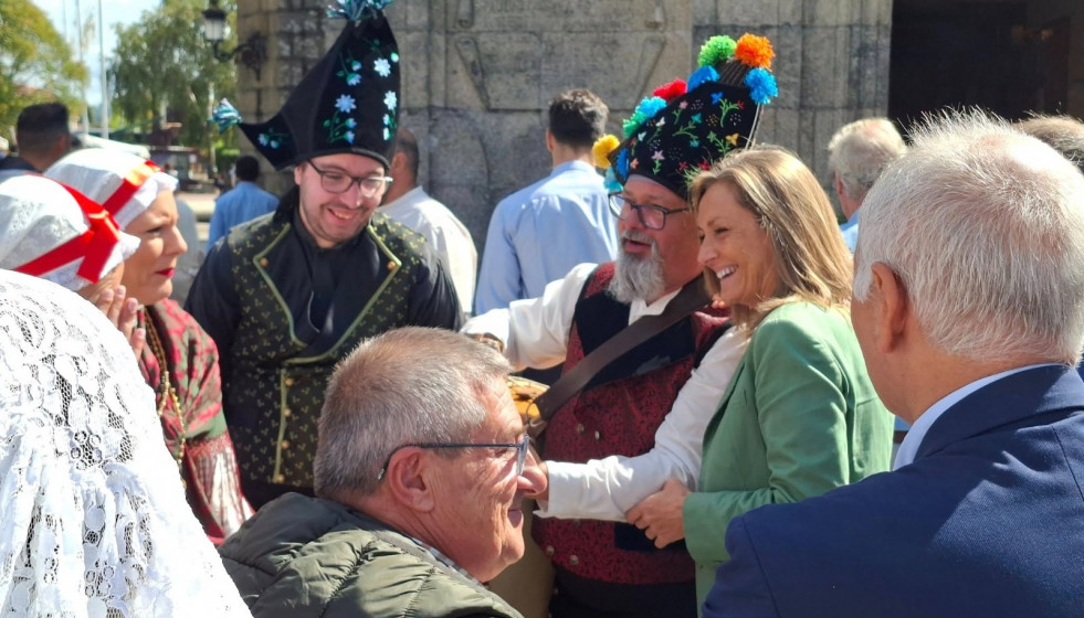 Luisa Sánchez en una fiesta de la ciudad.