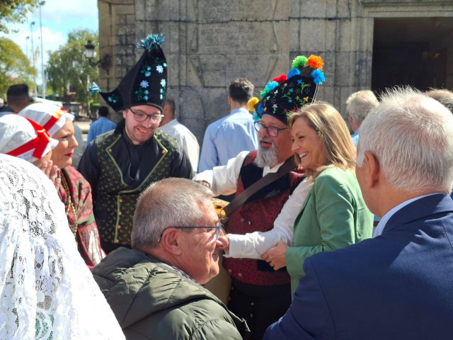 Luisa Sánchez en una fiesta de la ciudad.