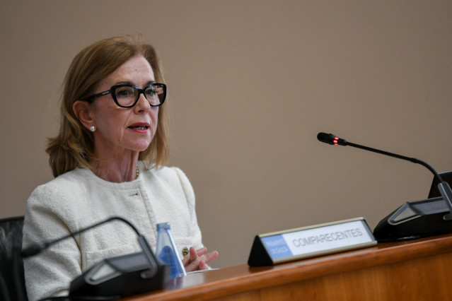 La directora xeral de Urbanismo, Encarnación Rivas, en comisión