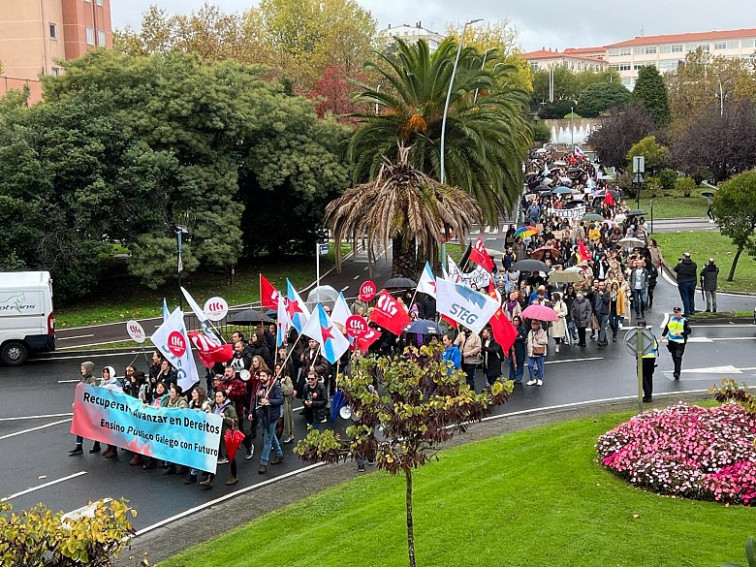 Huelga en la educación gallega para el 28 de abril, sexto paro en lo que va de curso