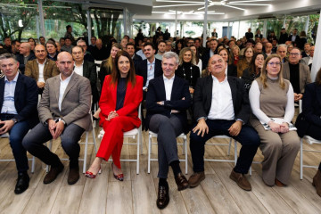 Rueda, durante el acto.