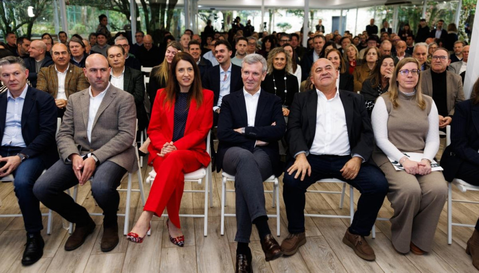 Rueda, durante el acto.