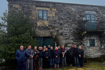 Reunión de los albergues tradicionales en Cebreiro
