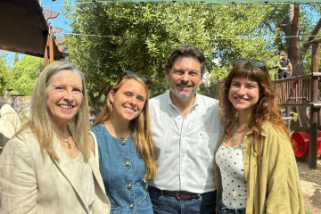 El secretario xeral da Emigración, Antonio Rodríguez Miranda, en Montevideo.