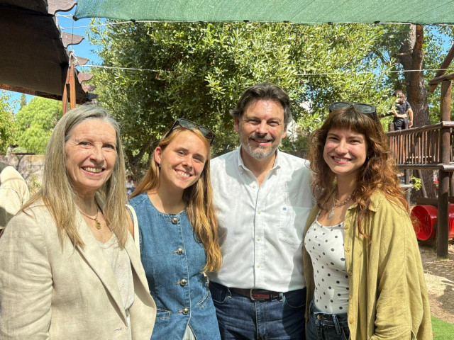 El secretario xeral da Emigración, Antonio Rodríguez Miranda, en Montevideo.