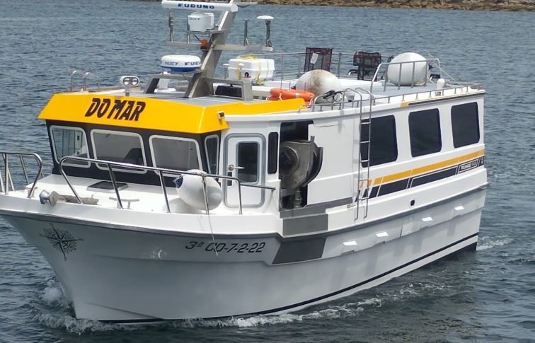 Naufragio del pesquero Do Mar a la entrada de la ría de Muros-Noia