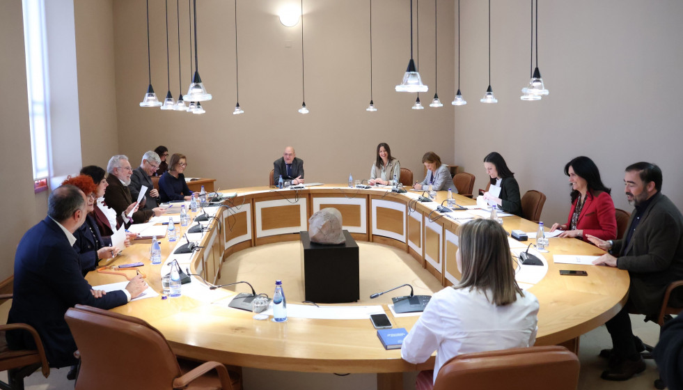 Reunión de la Xunta de Portavoces del Parlamento de Galicia