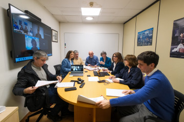 Reunión entre la Directora Xeral de Pesca y las cofradías