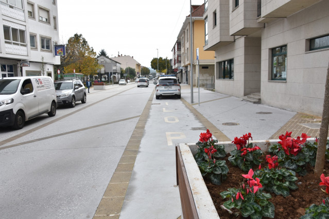 Imagen de una calle de Ames.