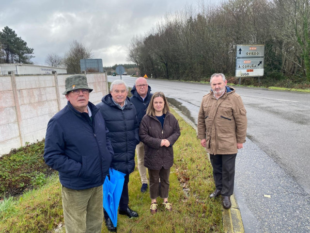 Senadores del PP de Lugo en Vilalba.