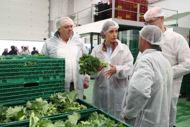 La Conselleira Do Medio Rural, María José Gómez, Visita Hortalizas R. López SL