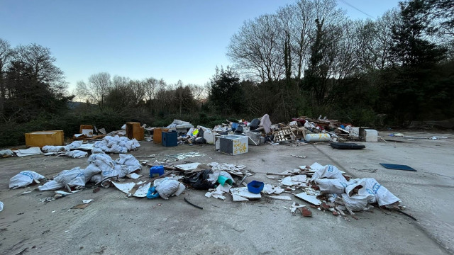 Uno de los vertederos ilegales