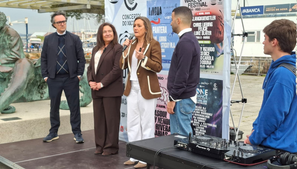 Presentación del Festival Sons de Vigo, a 20 de marzo de 2026.