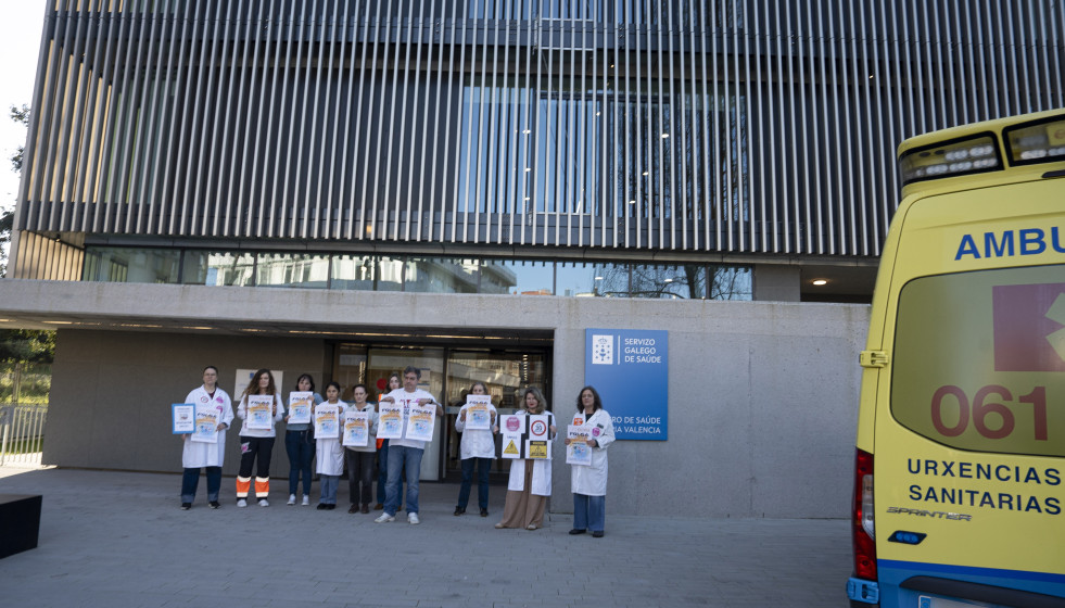 Varios médicos se encierran en el C.I.S. Olimpia Valencia. Foto de archivo.