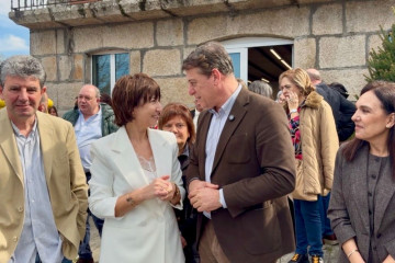 José Ramón Gómez Besteiro y Susana Rodríguez este sábado.