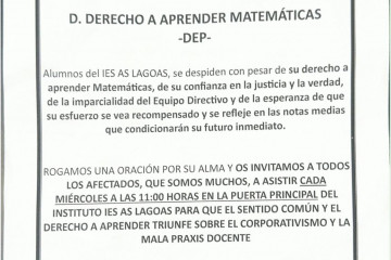 Los acusados de coaccionar a una docente en Ourense defienden 
