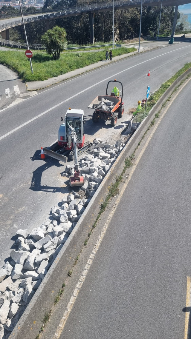 Obras por los accesos al Novo Chuac