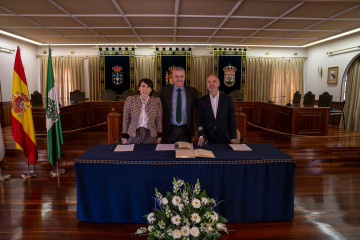 Xunta, Ayuntamiento de A Cañiza y Zona Franca de Vigo firman un convenio para construir un nuevo parque empresarial