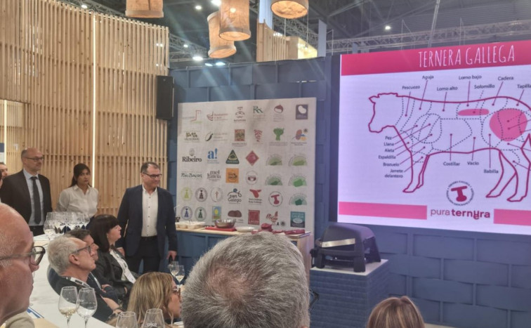 Galicia lleva a Alimentaria bocados diversos: del cerdo alimentado con castañas de Coren al pulpo y las algas