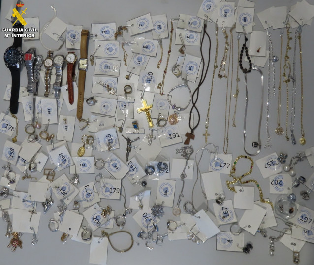 Joyas incautadas