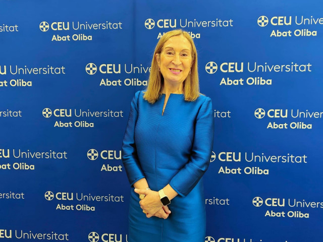 La exministra de Sanidad y Consumo y de Fomento, y expresidenta del Congreso de los Diputados, Ana Pastor, este miércoles