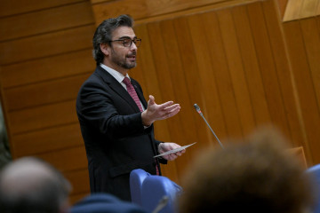 El conselleiro de Presidencia, Diego Calvo