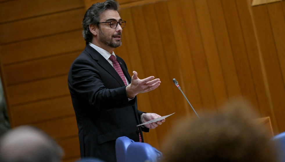 El conselleiro de Presidencia, Diego Calvo