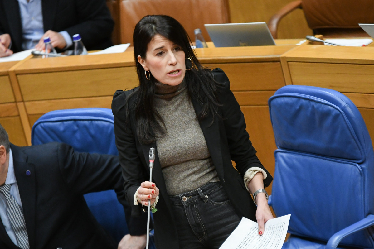 La conselleira de Vivenda, María M. Allegue