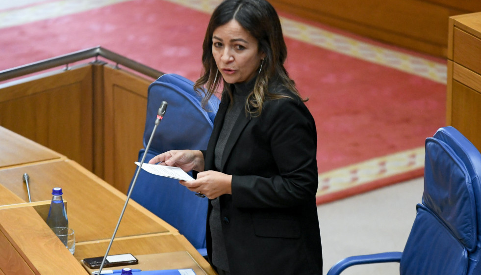 La conselleira do Mar, Marta Villaverde