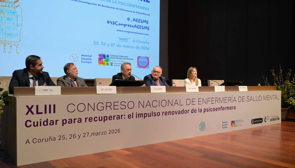 El conselleiro de Sanidade, Antonio Gómez Caamaño, asiste al XLIII Congreso Nacional de Enfermería de Salud Mental