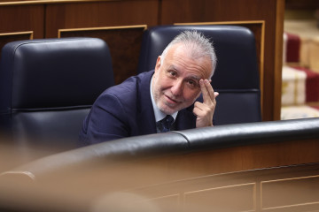 El ministro de Política Territorial y Memoria Democrática, Ángel Víctor Torres, durante una sesión plenaria, en el Congreso de los Diputados, a 26 de marzo de 2026, en Madrid.