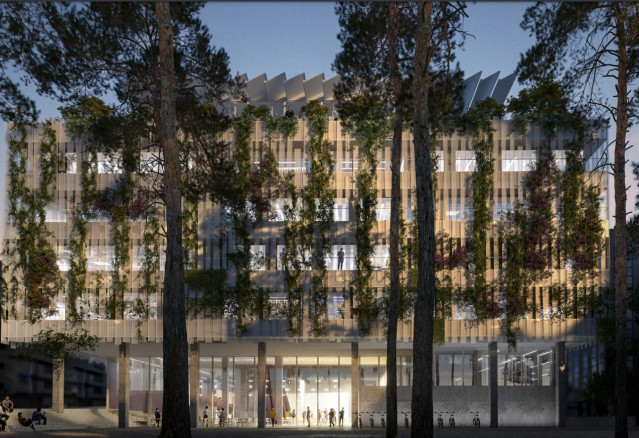 Archivo - Proyecto para construir el Centro de Asociacionismo de Vigo en el antiguo edificio de juzgados.